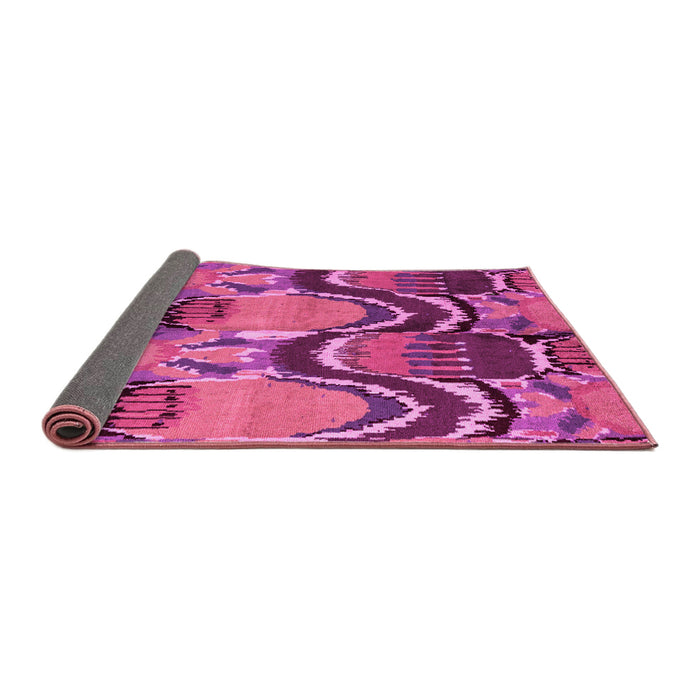 Sideview of Abstract Pink Modern Rug, abs4559pnk