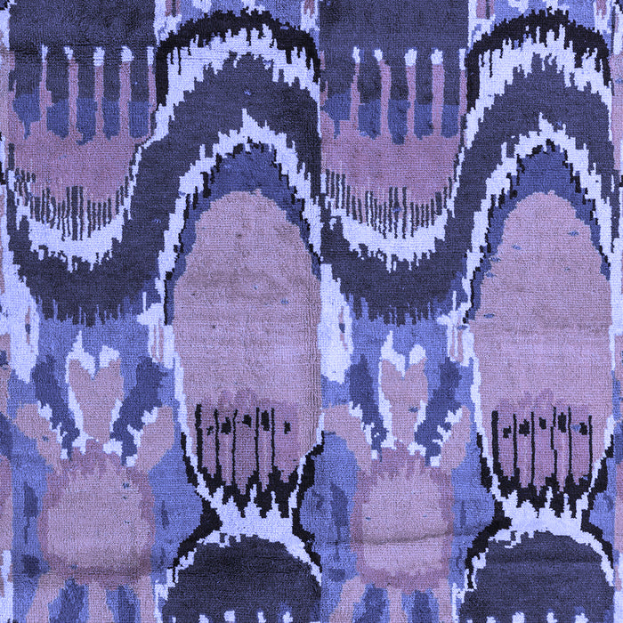 Abstract Blue Modern Rug, abs4559blu