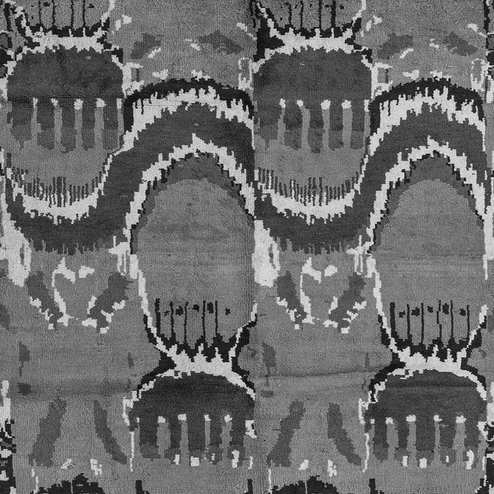 Square Abstract Gray Modern Rug, abs4559gry