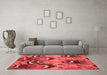 Modern Red Washable Rugs