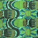 Square Machine Washable Abstract Turquoise Modern Area Rugs, wshabs4559turq