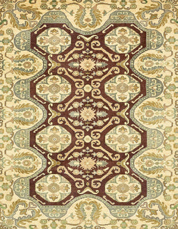 Abstract Mustard Yellow Oriental Rug, abs455