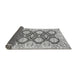 Sideview of Oriental Gray Traditional Rug, abs455gry