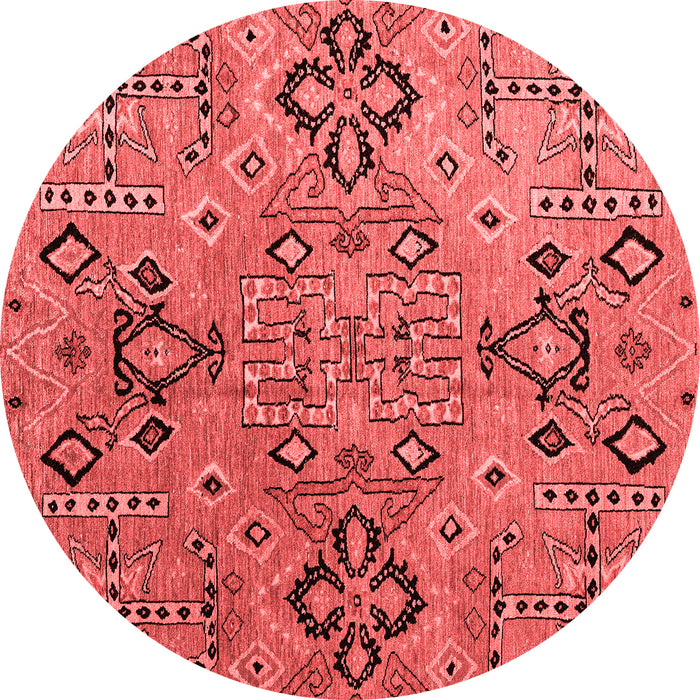 Machine Washable Abstract Red Modern Rug, wshabs4560red