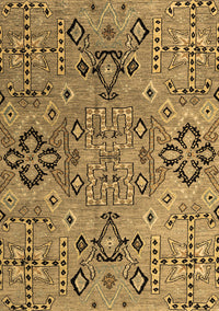 Abstract Brown Modern Rug, abs4560brn