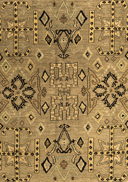 Abstract Brown Modern Rug, abs4560brn