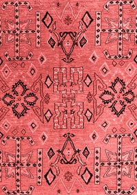 Abstract Red Modern Rug, abs4560red