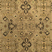 Square Abstract Brown Modern Rug, abs4560brn