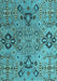 Abstract Light Blue Modern Rug, abs4560lblu