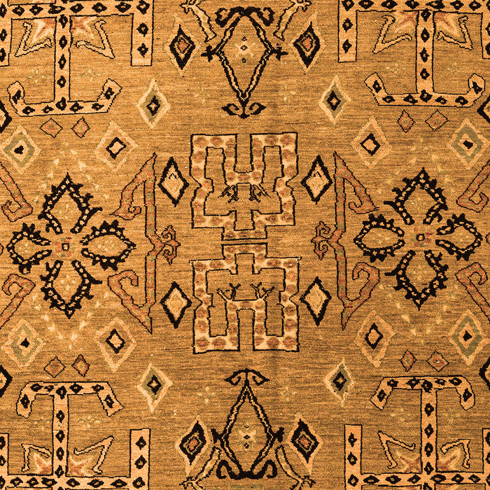 Abstract Orange Modern Rug, abs4560org