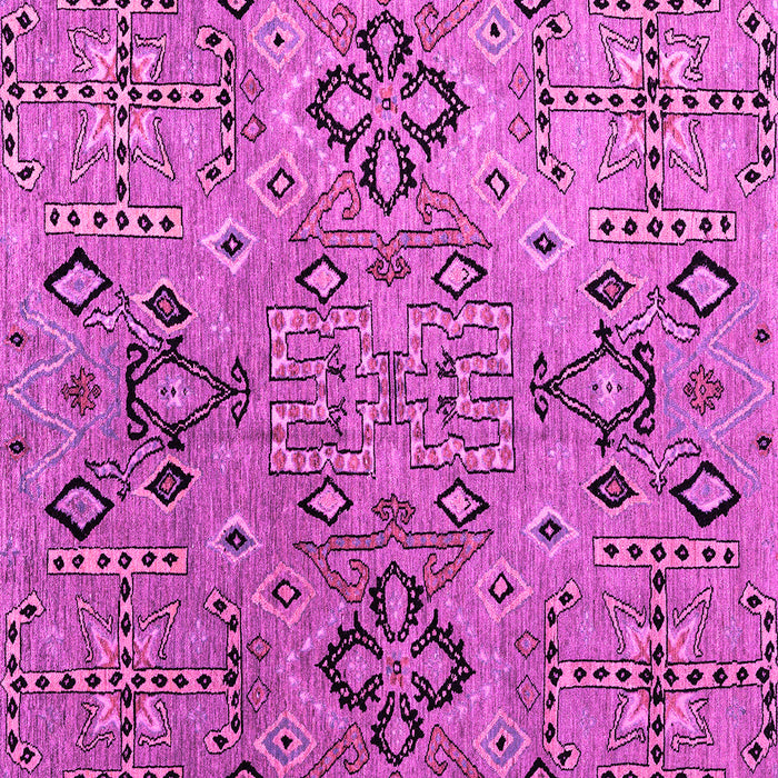 Square Abstract Pink Modern Rug, abs4560pnk
