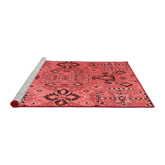 Modern Red Washable Rugs