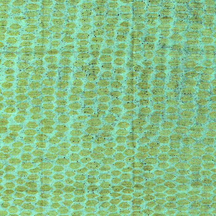 Machine Washable Abstract Turquoise Modern Area Rugs, wshabs4561turq