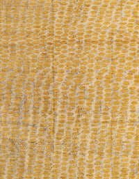 Machine Washable Abstract Chrome Gold Yellow Rug, wshabs4561