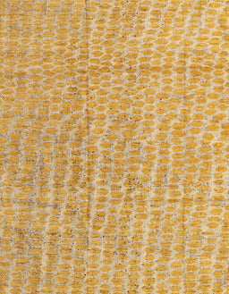 Abstract Chrome Gold Yellow Modern Rug, abs4561