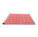 Modern Red Washable Rugs