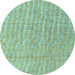 Round Abstract Light Blue Modern Rug, abs4561lblu