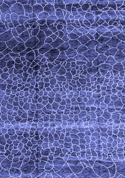 Abstract Blue Modern Rug, abs4562blu