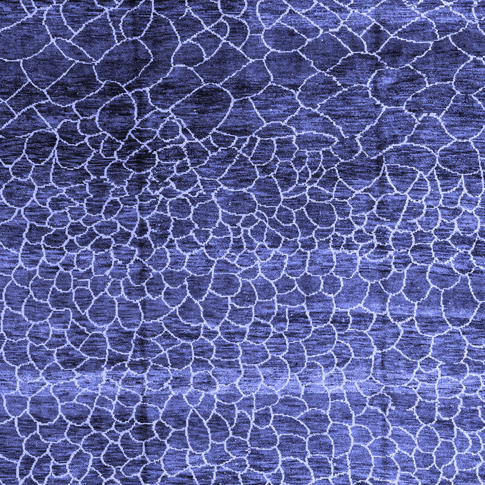 Abstract Blue Modern Rug, abs4562blu