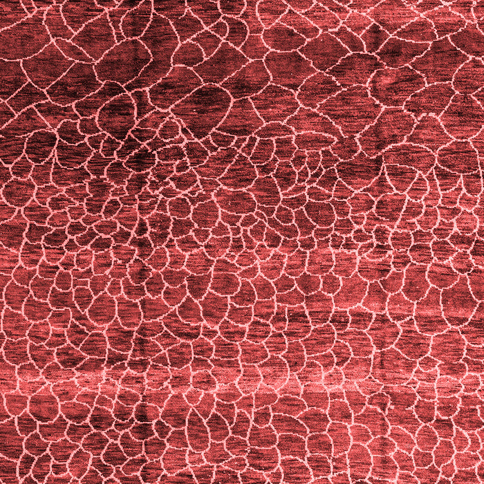 Abstract Red Modern Area Rugs