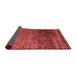 Abstract Red Modern Area Rugs