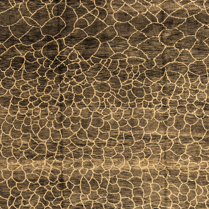 Abstract Brown Modern Rug, abs4562brn