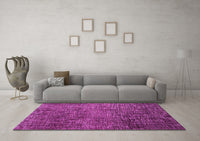 Machine Washable Abstract Pink Modern Rug, wshabs4563pnk