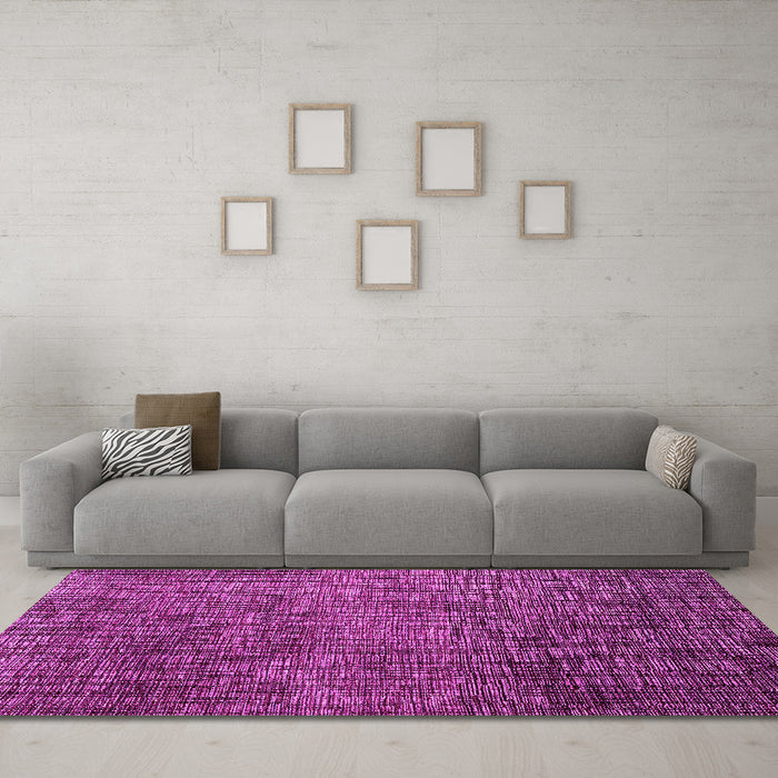 Machine Washable Abstract Pink Modern Rug in a Living Room, wshabs4563pnk