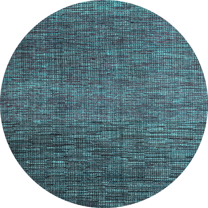 Round Machine Washable Abstract Light Blue Modern Rug, wshabs4563lblu