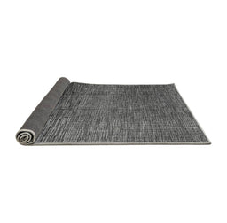 Sideview of Abstract Gray Modern Rug, abs4563gry