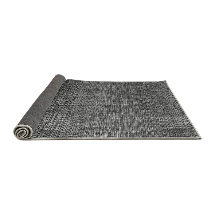 Sideview of Abstract Gray Modern Rug, abs4563gry