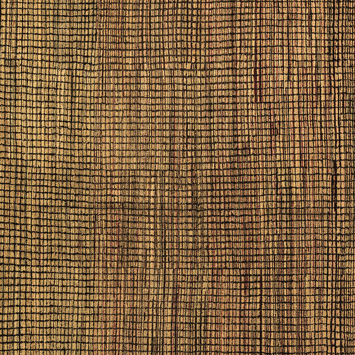Square Abstract Brown Modern Rug, abs4564brn