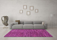 Machine Washable Abstract Pink Modern Rug, wshabs4564pnk