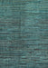 Machine Washable Abstract Light Blue Modern Rug, wshabs4564lblu