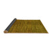 Sideview of Abstract Yellow Modern Rug, abs4564yw