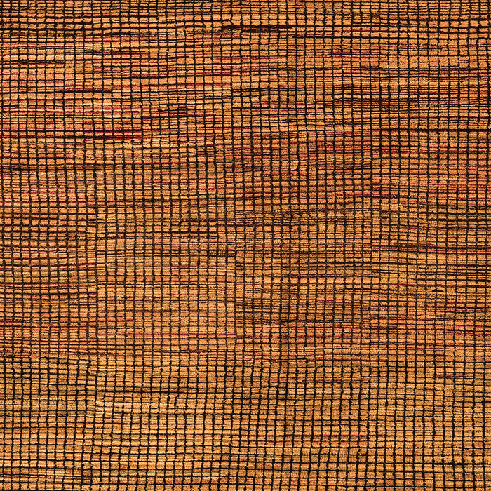 Square Abstract Orange Modern Rug, abs4564org