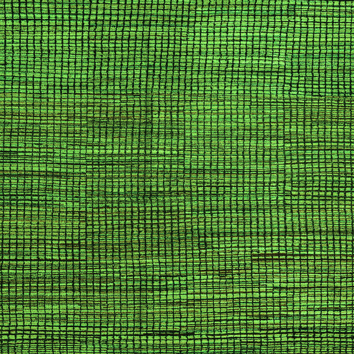 Square Machine Washable Abstract Green Modern Area Rugs, wshabs4564grn