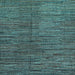 Square Abstract Light Blue Modern Rug, abs4564lblu