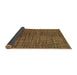 Sideview of Abstract Brown Modern Rug, abs4564brn