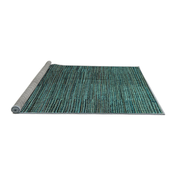 Sideview of Machine Washable Abstract Light Blue Modern Rug, wshabs4564lblu