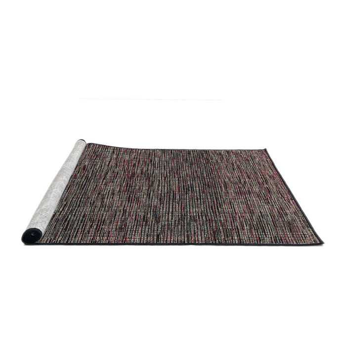 Sideview of Machine Washable Abstract Rosy Pink Rug, wshabs4565