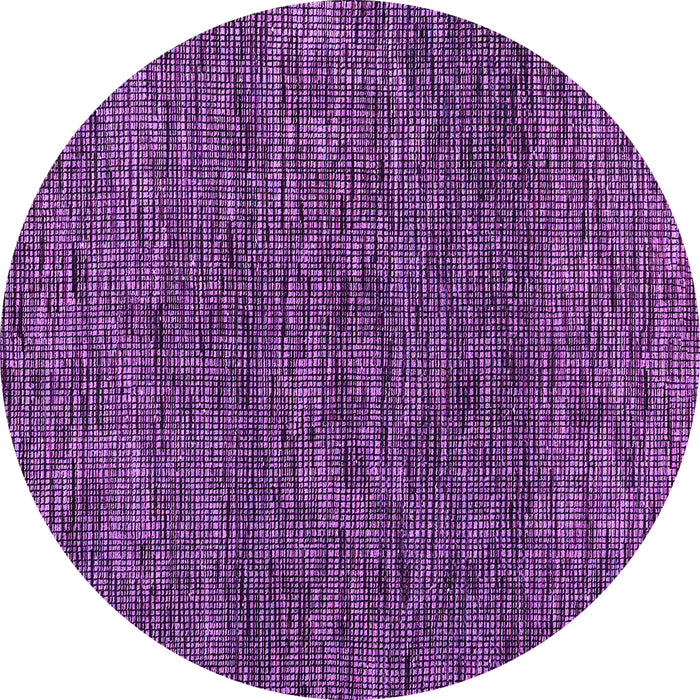 Round Machine Washable Abstract Purple Modern Area Rugs, wshabs4565pur