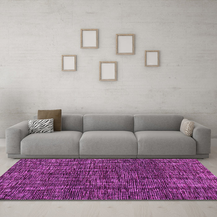 Machine Washable Abstract Pink Modern Rug in a Living Room, wshabs4565pnk