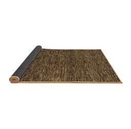 Sideview of Abstract Brown Modern Rug, abs4565brn