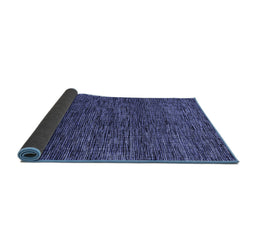 Sideview of Abstract Blue Modern Rug, abs4565blu