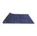 Sideview of Abstract Blue Modern Rug, abs4565blu