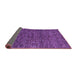 Sideview of Abstract Purple Modern Rug, abs4565pur