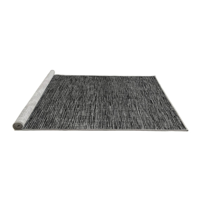 Sideview of Machine Washable Abstract Gray Modern Rug, wshabs4565gry