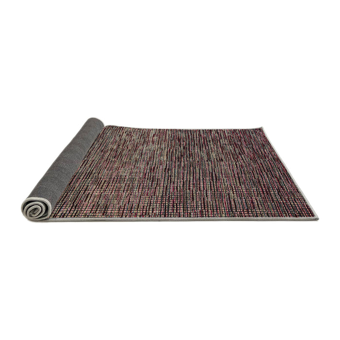 Sideview of Abstract Pink Modern Rug, abs4566