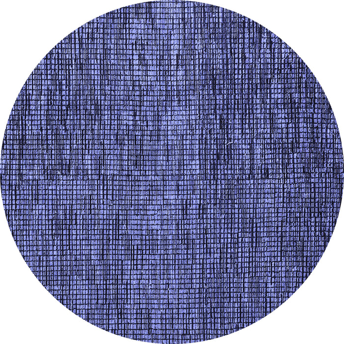 Round Machine Washable Abstract Blue Modern Rug, wshabs4566blu